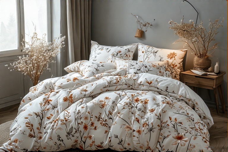 Intelligent Design Thea Floral Duvet Cotton Full