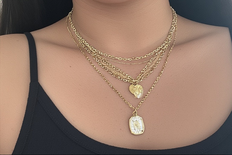 Layered Necklace JG
